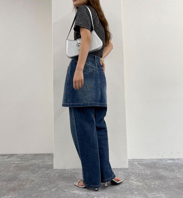 fredy emue「2WAYファスナー付きデニムミニスカート」|スカート|