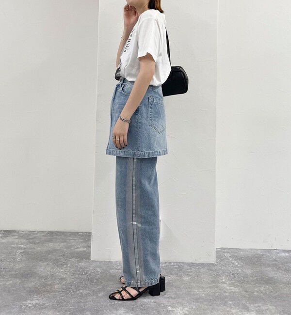 fredy emue「2WAYファスナー付きデニムミニスカート」|スカート|