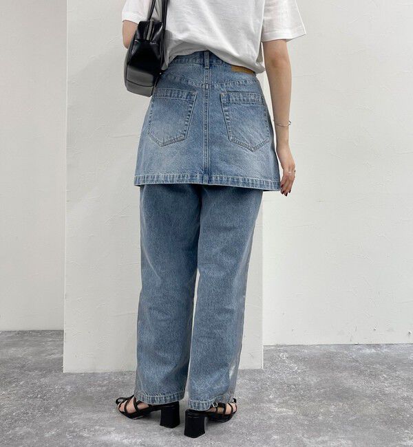 fredy emue「2WAYファスナー付きデニムミニスカート」|スカート|