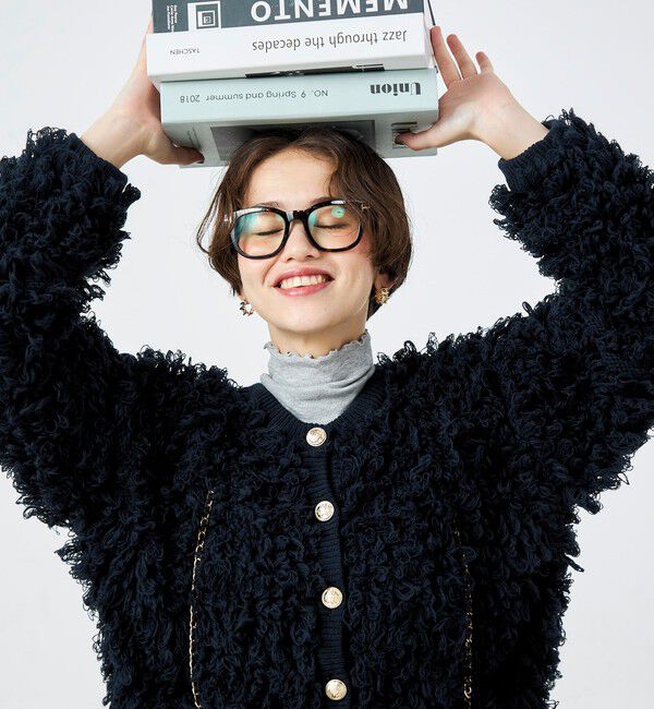 fredy emue「ニットフリンジカーディガン」|カーディガン|