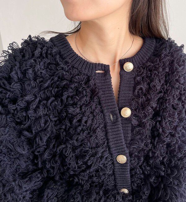 fredy emue「ニットフリンジカーディガン」|カーディガン|