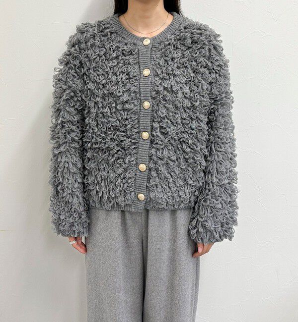 fredy emue「ニットフリンジカーディガン」|カーディガン|