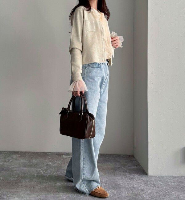 fredy emue「チュールボウタイブラウス」|シャツ・ブラウス|