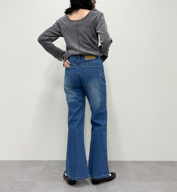 fredy emue「【haru企画】フレアデニムパンツ」|デニム|