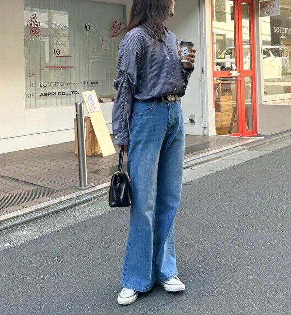 fredy emue「【haru企画】フレアデニムパンツ」|デニム|