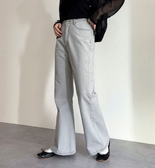 fredy emue「【haru企画】フレアデニムパンツ」|デニム|