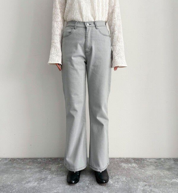 fredy emue「【haru企画】フレアデニムパンツ」|デニム|