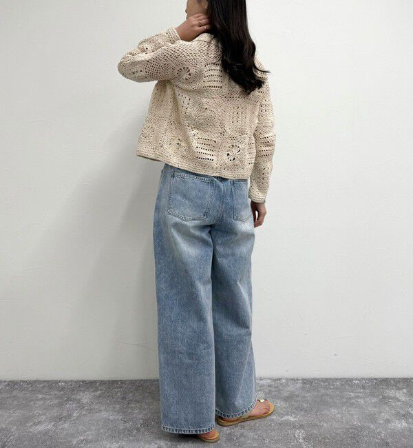 fredy emue「MADE INDIA クロシェ編みカーディガン」|カーディガン|