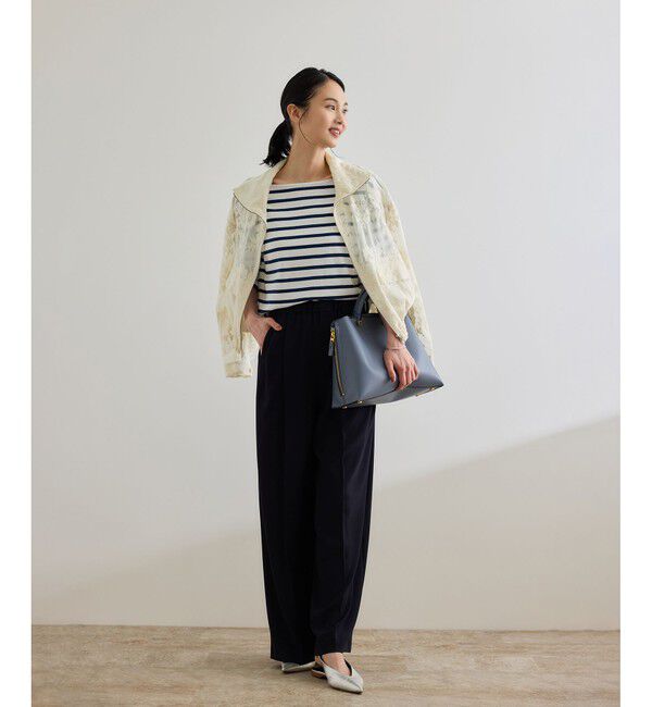 ROPE「フラワーエンブロイダリーライトブルゾン/セットアップ対応」|ブルゾン・スタジャン|