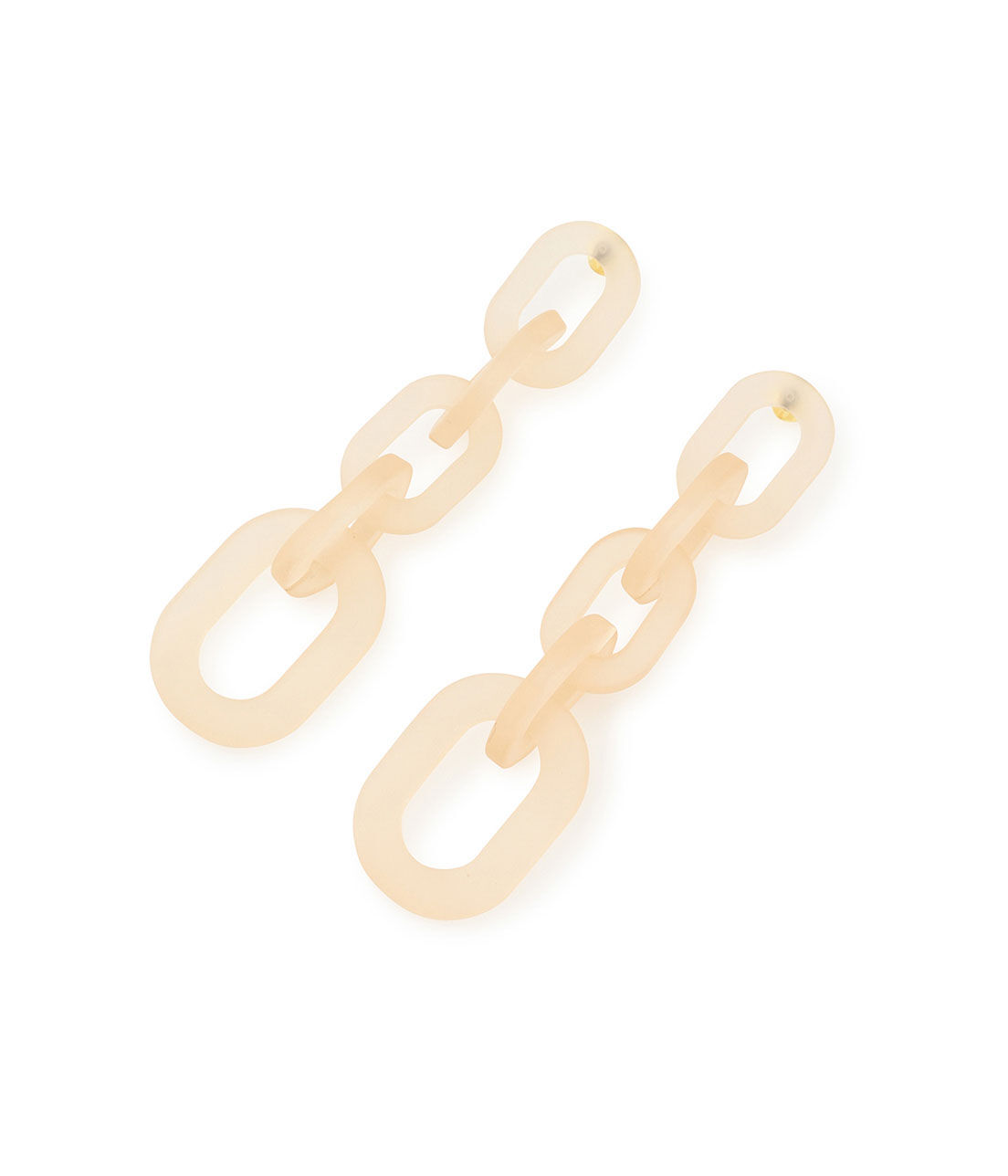 VIS「【STORY8月号掲載】アクリルチェーンピアス」|ピアス|ベージュ系(29)