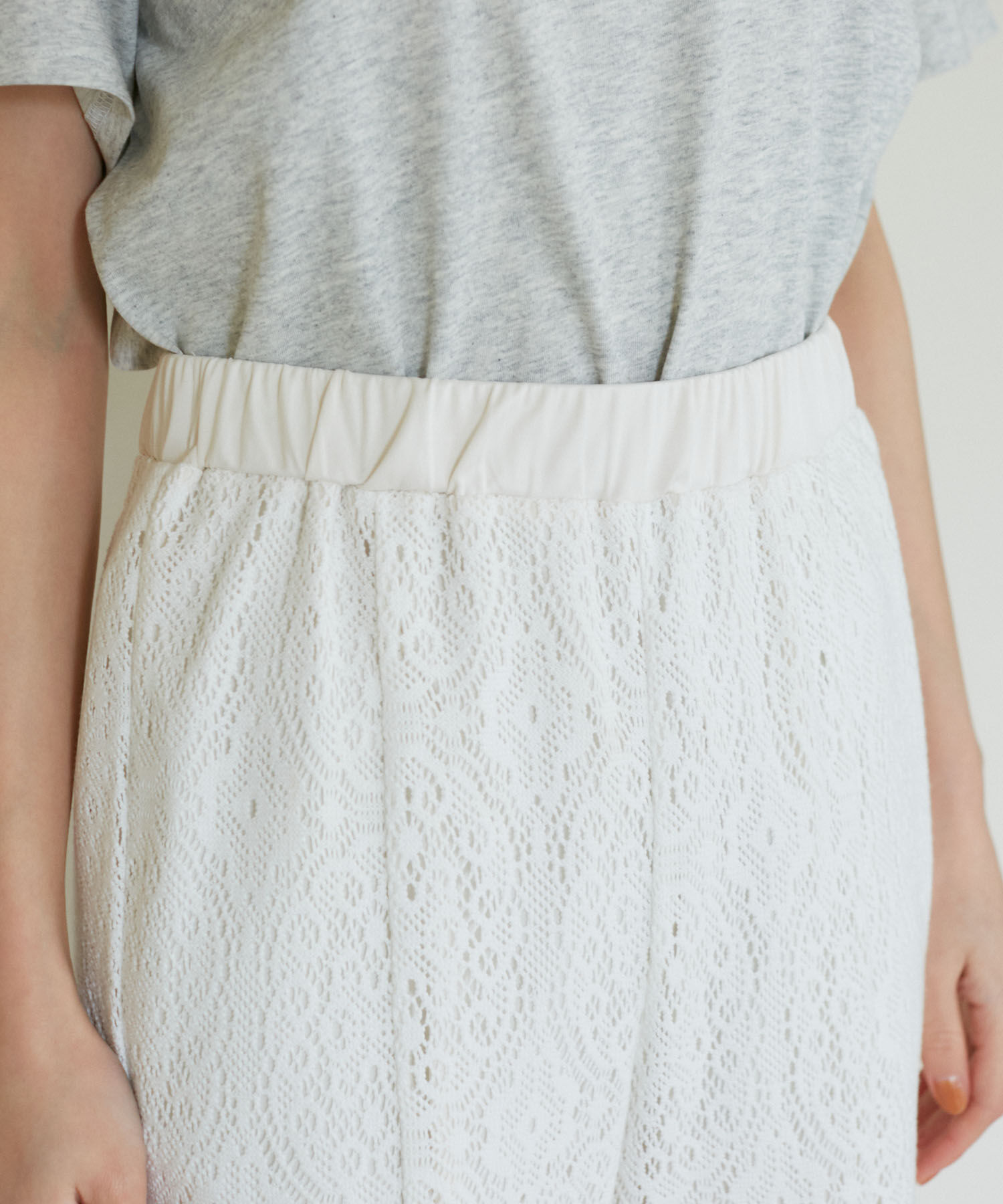 VIS「【洗える】セミフレアレースパンツ」|その他|