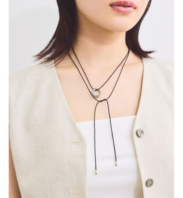 VIS「ニュアンスリングマルチコードネックレス」|ネックレス|シルバー(93)