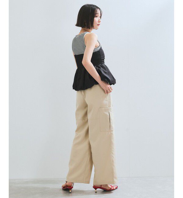 VIS「コサージュ付きバルーンナイロンビスチェ」|その他|