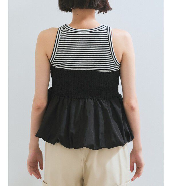 VIS「コサージュ付きバルーンナイロンビスチェ」|その他|