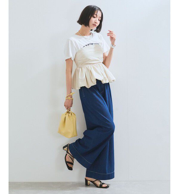 VIS「コサージュ付きバルーンナイロンビスチェ」|その他|