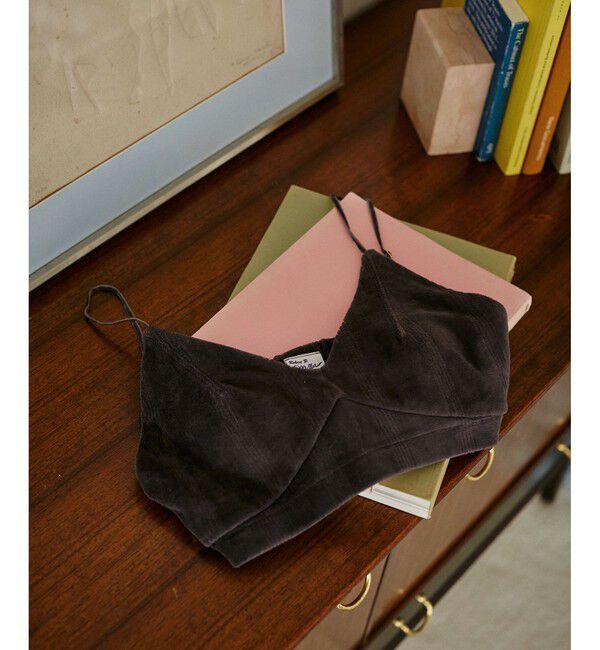 VIS「【Miller】VIS別注モデルベロアルームブラ【洗える】」|キャミソール|ライトグレー(08)