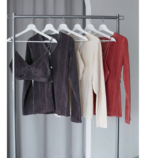 VIS「【Miller】VIS別注モデルベロアルームブラ【洗える】」|キャミソール|