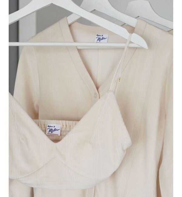 VIS「【Miller】VIS別注モデルベロアルームブラ【洗える】」|キャミソール|