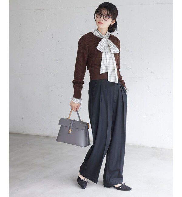 VIS「ひねり金具ワンハンドルバッグ/2WAY,軽量」|ハンドバッグ|