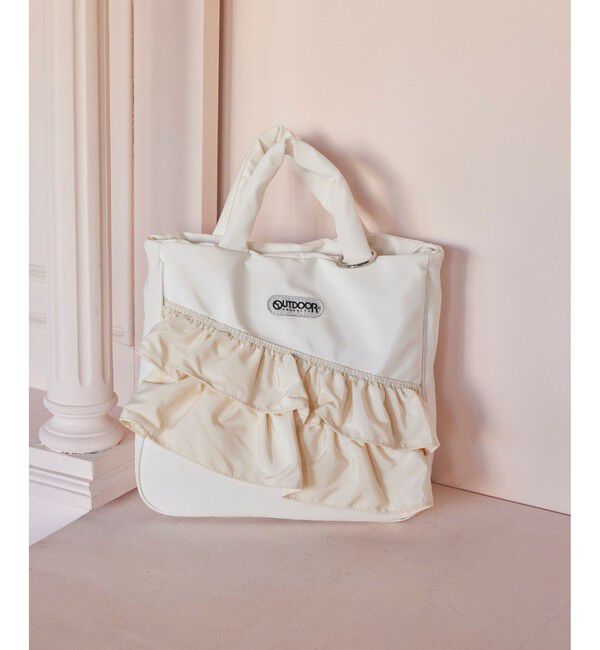 VIS「【OUTDOOR PRODUCTS】VIS別注2WAYフリルトートバッグ」|トートバッグ|