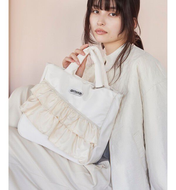 VIS「【OUTDOOR PRODUCTS】VIS別注2WAYフリルトートバッグ」|トートバッグ|