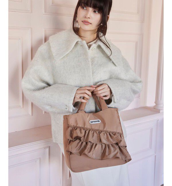 VIS「【OUTDOOR PRODUCTS】VIS別注2WAYフリルトートバッグ」|トートバッグ|