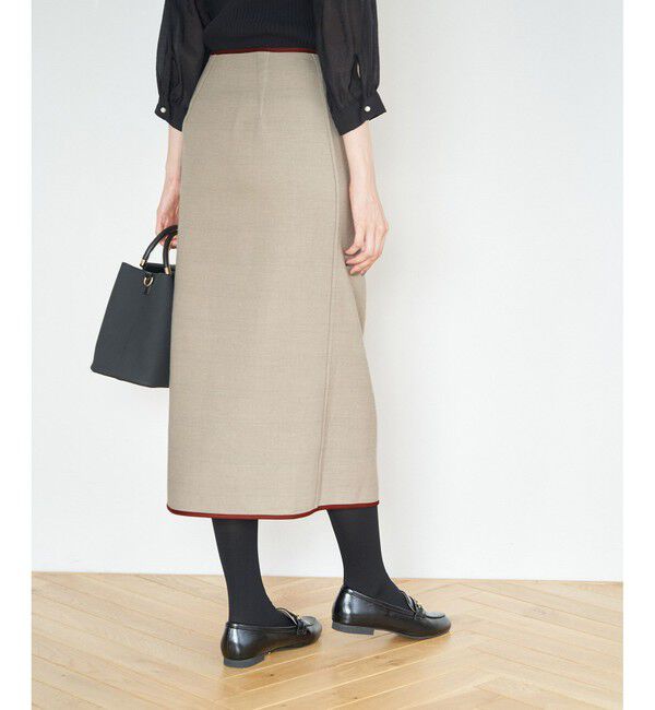 Rope&rsquo;Picnic「チェック＆無地リバーシブルスカート」|スカート|