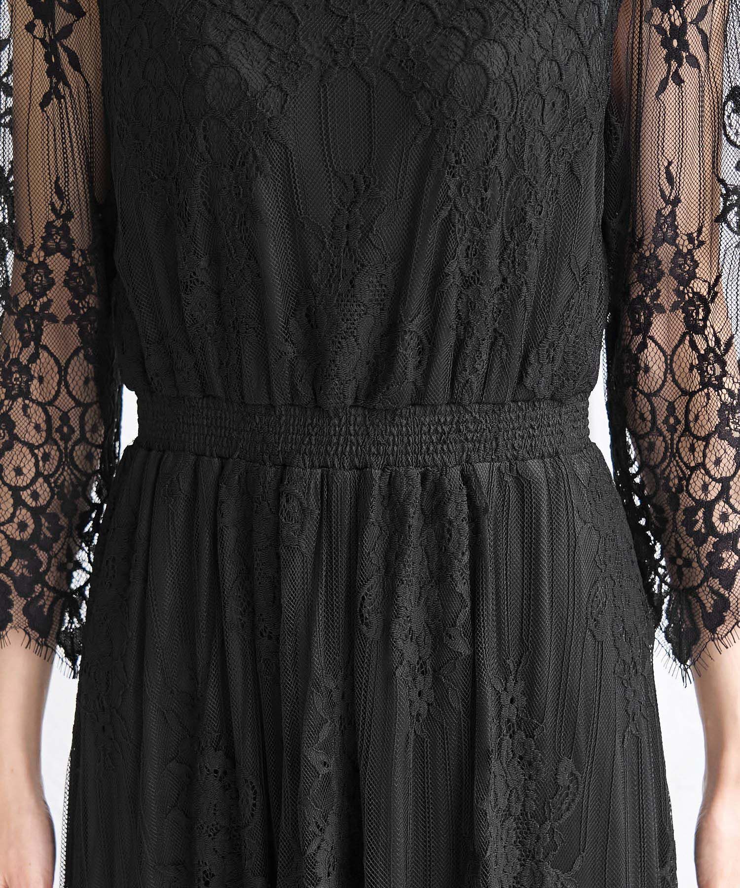 Rope&rsquo;Picnic「【Mon E&rsquo;toile/モンエトワール】【結婚式にも】レースDRESS」|ドレス|