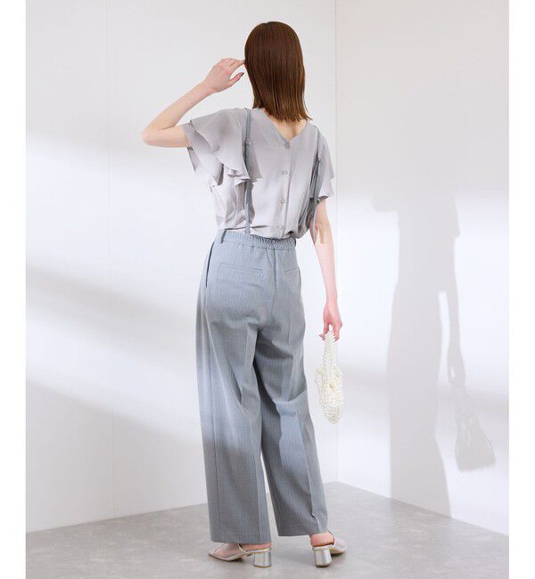 Rope&rsquo;Picnic「【WEB限定カラー】【UVケア・接触冷感・前後2WAY】フレアスリーブブラウス」|シャツ・ブラウス|