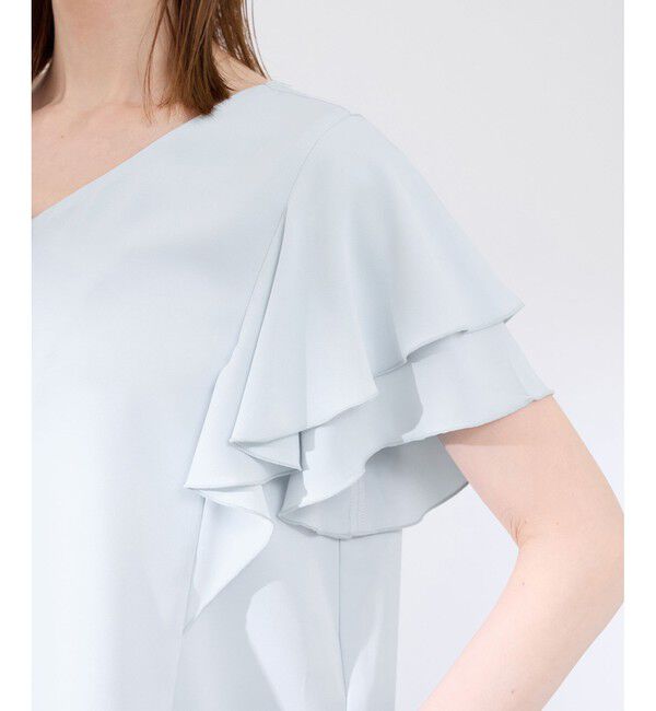 Rope&rsquo;Picnic「【WEB限定カラー】【UVケア・接触冷感・前後2WAY】フレアスリーブブラウス」|シャツ・ブラウス|