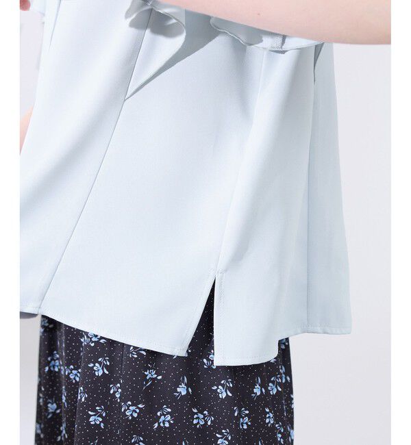 Rope&rsquo;Picnic「【WEB限定カラー】【UVケア・接触冷感・前後2WAY】フレアスリーブブラウス」|シャツ・ブラウス|