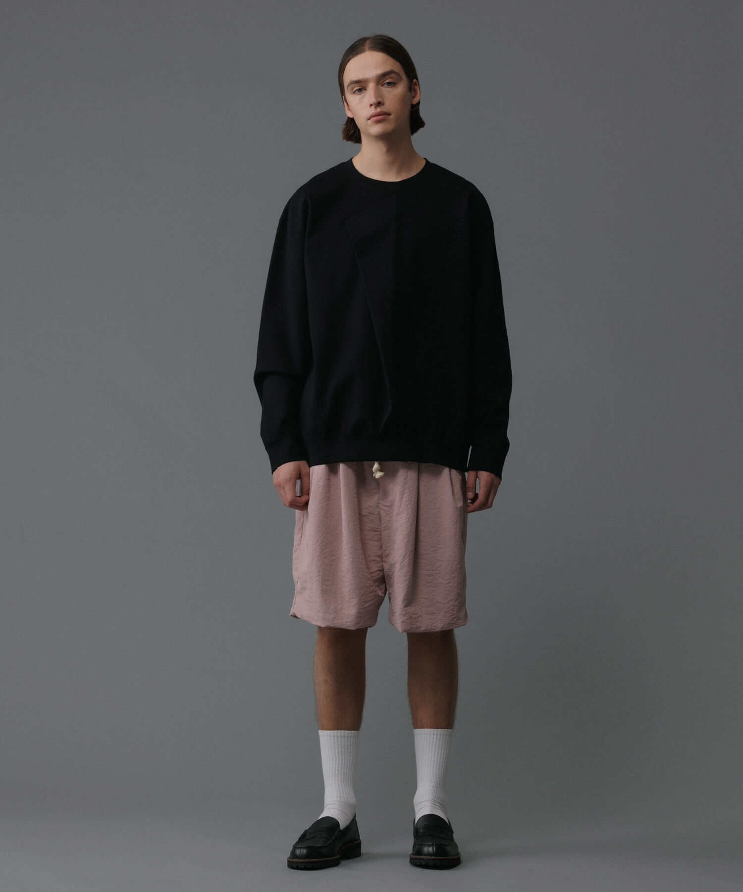 ADAM ET ROPE'「フロントタック ロングスリーブ Tシャツ / ルーズシルエット / UNISEX」|Tシャツ・カットソー|