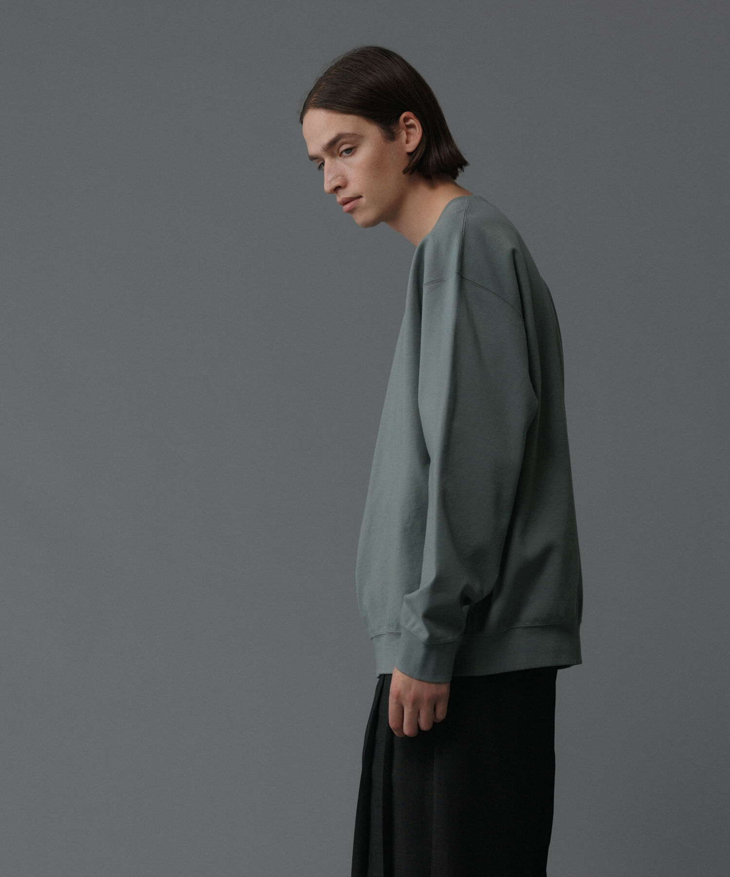 ADAM ET ROPE'「フロントタック ロングスリーブ Tシャツ / ルーズシルエット / UNISEX」|Tシャツ・カットソー|