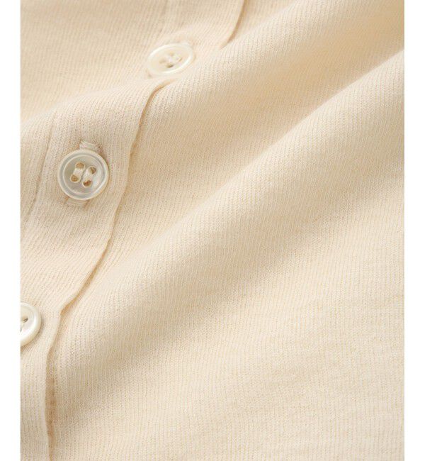 ADAM ET ROPE'「ベアキャミコンビカットソーカーディガン」|カーディガン|