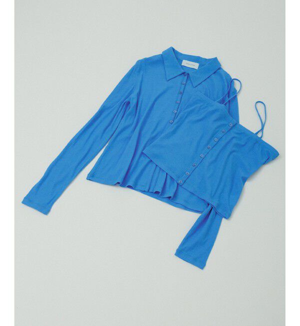 ADAM ET ROPE'「ベアキャミコンビカットソーカーディガン」|カーディガン|