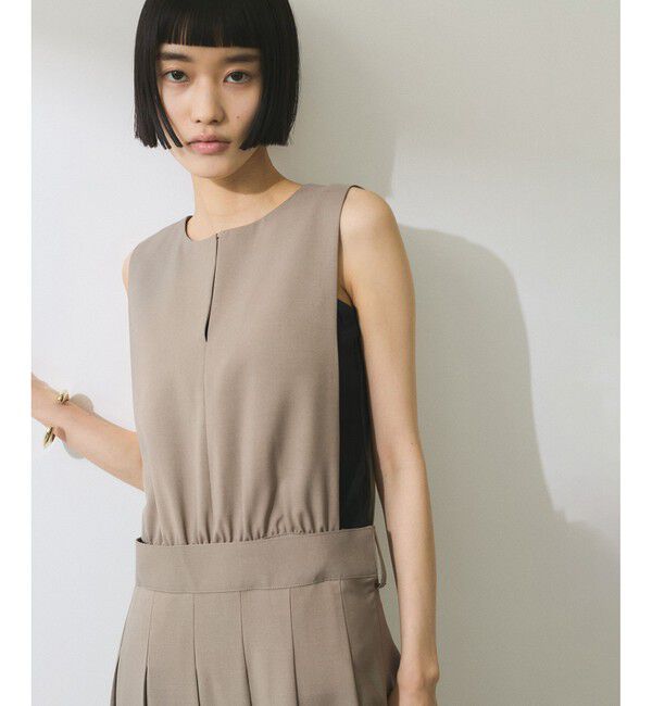 ADAM ET ROPE'「【WEB限定】2WAYプリーツワンピース」|ワンピース|
