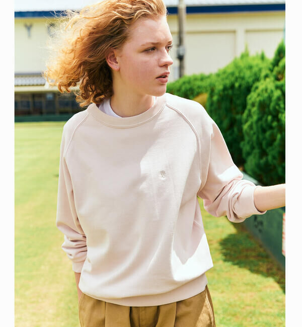 GYMPHLEX「Gymphlex | 長袖スウェットプルオーバー WOMEN」|スウェット・ジャージ|PINK系1