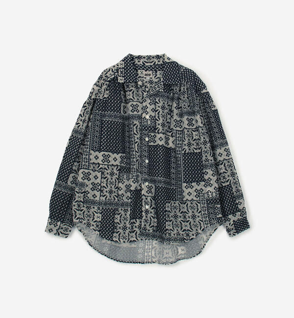  「AiE | ペインターシャツ WOMEN」|シャツ・ブラウス|NAVY