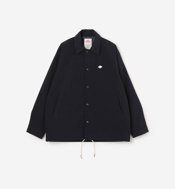 DANTON「DANTON | ピーチタフタ 中綿コーチジャケット MEN」|ブルゾン・スタジャン|NAVY