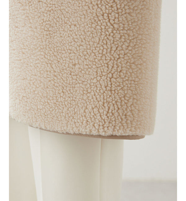 THE PAUSE「【THE PAUSE】ボアフードロングジレ」|ベスト・ジレ|