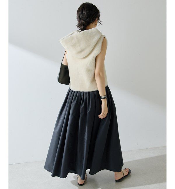  「ムートンフードジレ」|ベスト・ジレ|