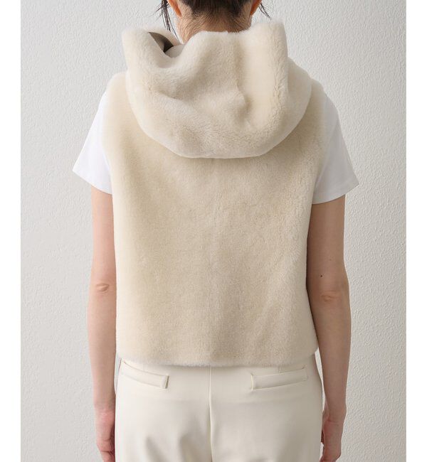  「ムートンフードジレ」|ベスト・ジレ|