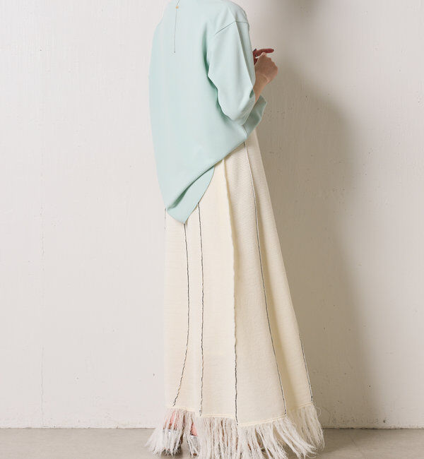  「ハーフスリーブジョーゼット半袖T」|Tシャツ・カットソー|