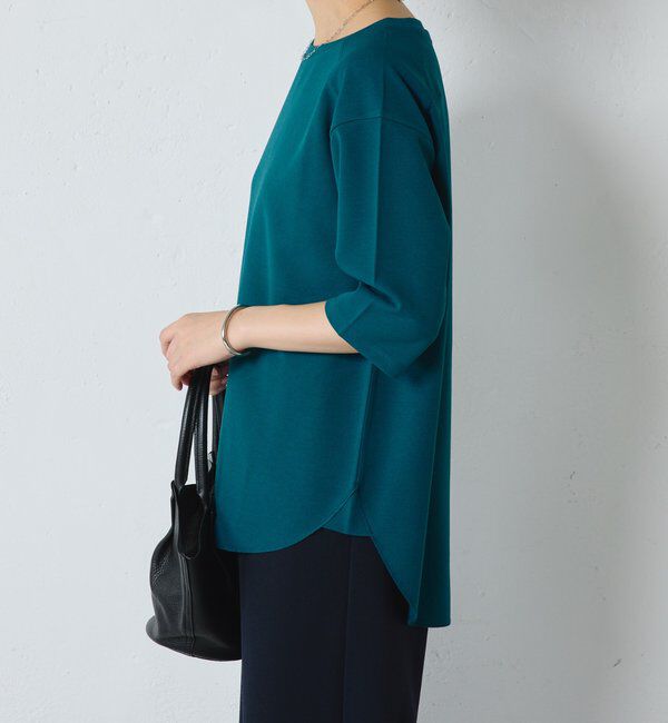  「ハーフスリーブジョーゼット半袖T」|Tシャツ・カットソー|