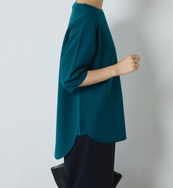  「ハーフスリーブジョーゼット半袖T」|Tシャツ・カットソー|