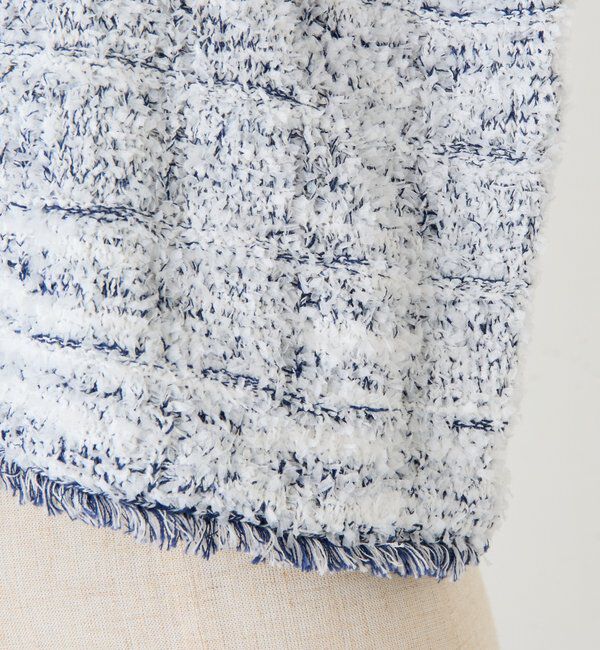  「【CEPIE./セピエ】絣クロップドカーディガン」|ニット・セーター|