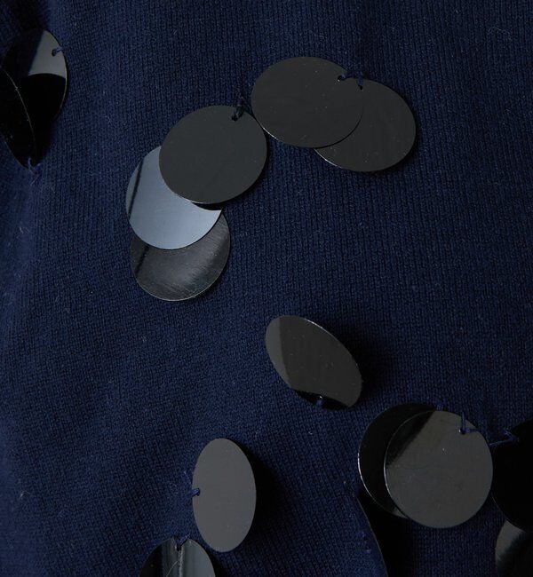  「	【CEPIE./セピエ】スパンコールカーディガン」|ニット・セーター|