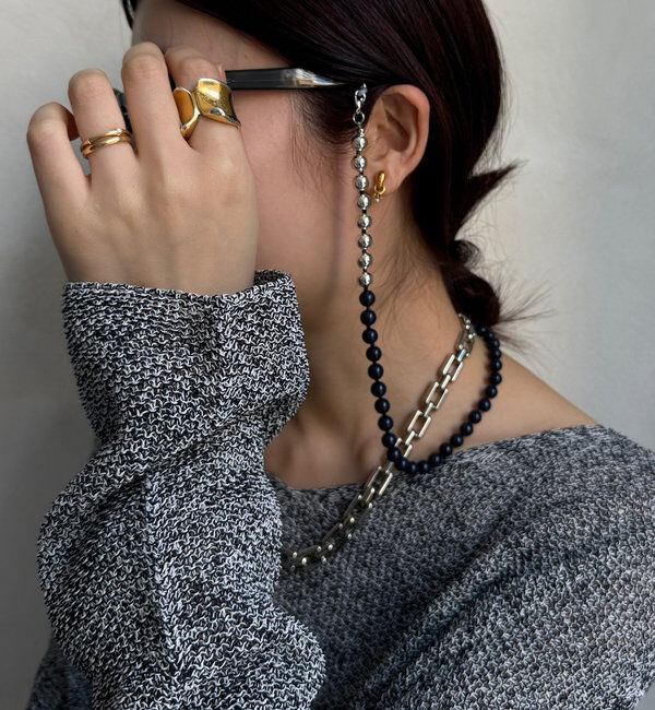  「2WAYサングラスチェーン/ネックレス」|ネックレス|