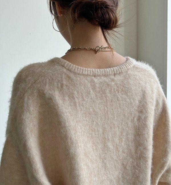  「深Vスリットニット」|ニット・セーター|