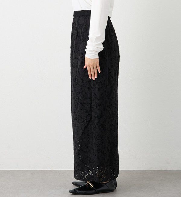  「【a Nice （ア ・ニース）】クラフトレーススカート」|スカート|